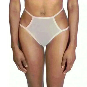 Cut Out Sheer Mesh Briefs Teja by Less Is Amor